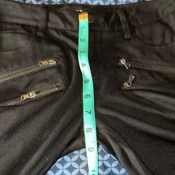 Paige Black High Rise Ultra skinny  double zip Jeans, Size 27 - Picture 6 of 14